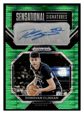2023 Panini Prizm DP Donovan Clingan Sensational Signatures Mojo AUTO /25 - Image 1 of 2