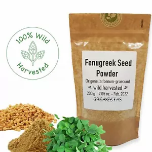 Organic Fenugreek Seed Powder, Trigonella Foenum Graecum Methi Premium Quality - Picture 1 of 12