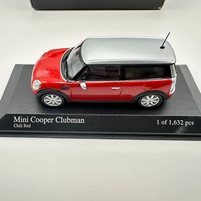MINICHAMPS Mini Cooper Clubman 2007 Chilli Red 431138610 Model Car 1:43 - Image 1 of 4