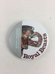 SET OF 2 ROYAL BEASTS LAPEL PINS FROM THE TOWER OF LONDON MAN WITH SERPENT ARM - Picture 1 of 3