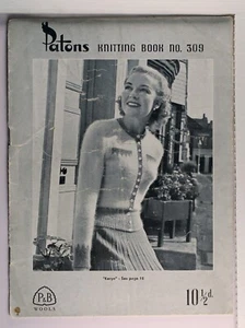 Patons Knitting Book No. 309 - Vintage - Ladies Wear - Bild 1 von 4