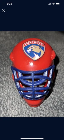 NHL Florida Panthers Mini Goalie Plastic Gumball Size Helmet Collectible Mask PO Cover