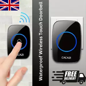Wireless Door Bell 1000ft Waterproof Long Range Battery Home Cordless Doorbell - Picture 1 of 13