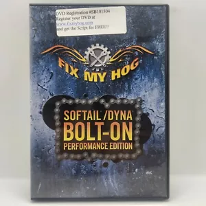 Fix My Hog: Softail / Dyna Bolt-On Performance (2007) *Good Condition* 3 DVD - Picture 1 of 4
