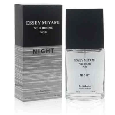 ESSEY MIYAMI Pour Homme Paris Night Eau de Parfum Hombre Colonia Perfume 3.4 OZ Foto 1 de 3