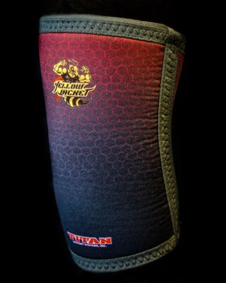 Titan Yellow Jacket Knee Sleeves  7mm - Powerlifting - USPA and IPL - 3rd gen - Image 1 of 2