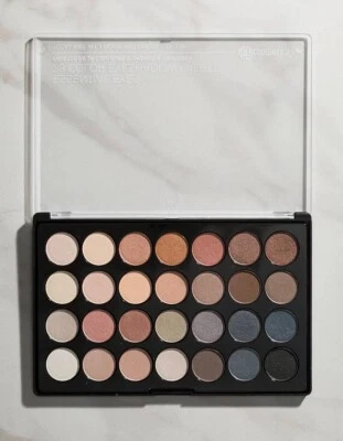 RARE! BH Cosmetics Essential Eyes 28 Color Eyeshadow Palette Pigmented Nude Tone - Image 1 of 4