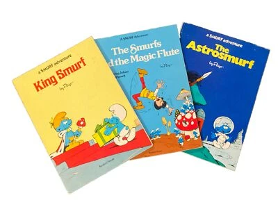 VTG Smurf Adventure Magic Flute The Astrosmurf King Peyo PB Books Random House Foto 1 de 4