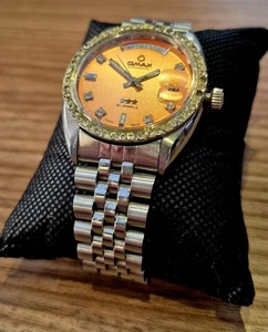 OMAX President Style Watch , Lovely Vintage Piece - Picture 1 of 12