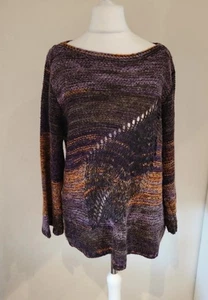 Klass Holey Jumper Multi Coloured Size M Hippy Rock - Picture 1 of 5