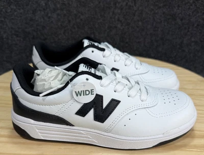 New Balance GSB80 Kids Boys White/BlackSneakers Size 3 Wide Fit 7671424 - Image 1 of 4