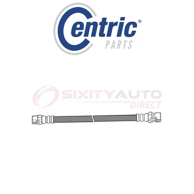 Centric Brake Hydraulic Hose for 1965-1976 Porsche 912 1.6L 2.0L H4 - kt Foto 1 de 4