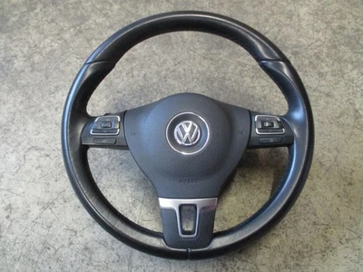 Lederlenkrad Sportlenkrad VW Passat CC 3C Lenkrad 3C8419091M schwarz - Bild 1 von 4