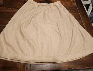 VTG Banana Republic Wool Camel Skirt Fully Lined Pockets Neutral 2006 EUC - Picture 1 of 12