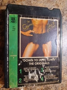 RARE 8 TRACK THE ORIGINALS DOWN TO LOVE  TOWN 1977 NEEDS PRESSURE PAD. MOTOWN 77 - Picture 1 of 3