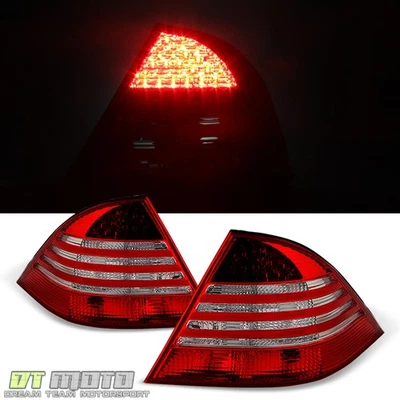 Fits 2000-2006 Mercedes Benz W220 S-Class S430 S500 S600 S55 LED taillights Set - Image 1 of 4