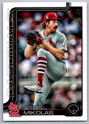 2025 Topps miles Mikolas St. Louis Cardinals #137 - Image 1 of 2