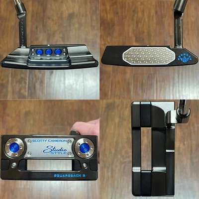 Scotty Cameron Studio Style Squareback 2 Putter - New - Xtreme Dark Finish - BLU - Image 1 of 4