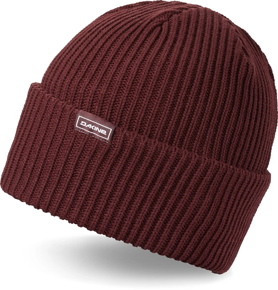 Dakine Parker Acrylic Rib Knit Cuff Unisex Beanie Port Red - Image 1 of 1