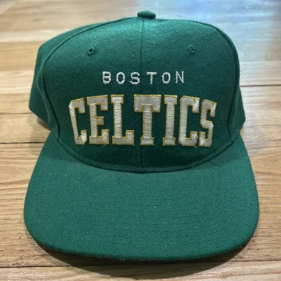 Vintage Starter Boston Celtics 100% Wool Snapback Hat NBA Arch Green NBA - Image 1 of 4
