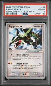 PSA 8 Rayquaza Ex 2004 World Championships Promo Blaziken Tech 97/97 Pokemon - Picture 1 of 2