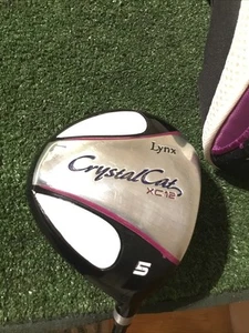 Lynx Ladies Crystal Cat XC12 5 Fairway Wood Graphite Shaft (40.5”) & Head Cover - Picture 1 of 11