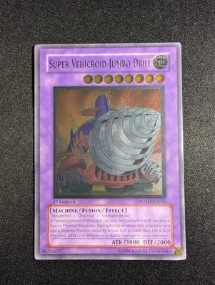 Yugioh - Super Vehicroid Jumbo Drill POTD-EN036 1st Edition Ultimate Rare NM - Image 1 of 2