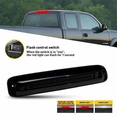 For 36342 Chevy Silverado/GMC Sierra Led 3RD Tail Cargo Third Brake Lamp Light - Image 1 of 4