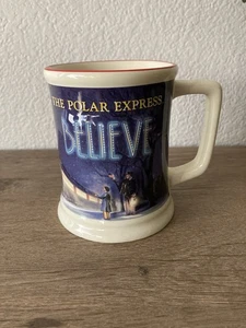 The Polar Express Believe 3D Tasse ~ Erhöhter heißer Kakao Kaffee Winter Zug Film - Bild 1 von 5