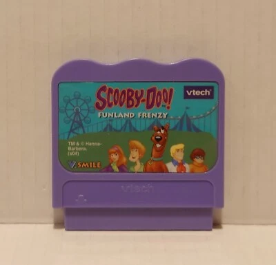Vtech Vsmile system Scooby Doo Funland  Frenzy game cleaned tested works fine - Image 1 of 4