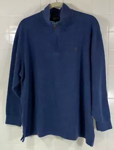 Maglione pullover Polo Ralph Lauren uomo 3XB quarto zip manica lunga cotone - Foto 1 di 8