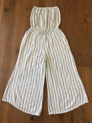Authentic BLUE LIFE Tube Jumpsuit Striped Size Small NWOT - Image 1 of 4