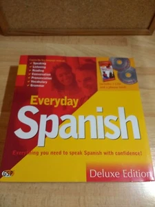 Everyday Spanish Deluxe Edition inc CDs and Phrase Book --481 - Picture 1 of 3