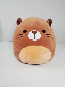 Squishmallows 8” Brown Chip the Beaver Plush Kellytoy - Picture 1 of 9