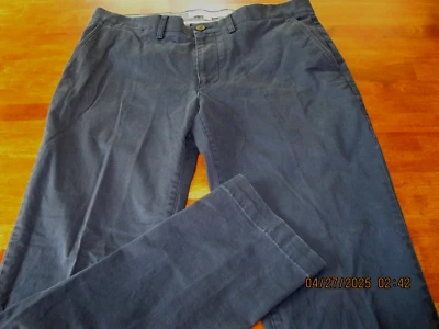 Lacoste Pants Men's 36 (36x33) Blue Slim Fit Stretch Cotton Chino Twill Preppy - Image 1 of 4