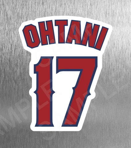 Magnet Die Cut Shohei Ohtani #17 Los Angeles Angels Fridge Refrigerator Mlb PC Cover