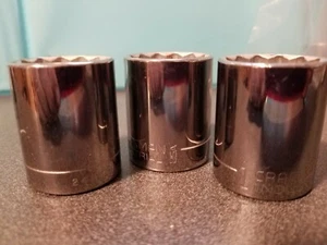 NOS 1/2" drive Craftsman INDUSTRIAL 12pt USA socket K series 1" short 24266 - Picture 1 of 4