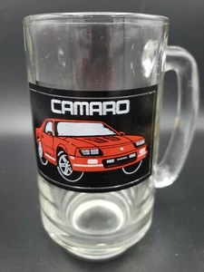 Chevvy Camaro Iroc Z Glas Bierkrug Oldtimer Auto trinken Chevrolet Sammlerstück - Bild 1 von 5
