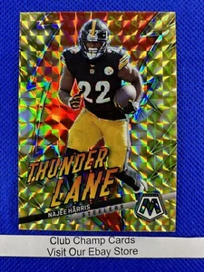 2023 TL-NH Najee Harris Panini Mosaic Thunder Lane Reactive Yellow Prizm 75/89 - Picture 1 of 11