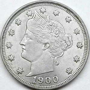 1900 liberty nickel in a high grade - Picture 1 of 2