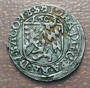 ALEMANIA GERMANY PFALZ 2 WEIBRUCKEN VELDENZ JOHANN I 3 KREUZER 1604 MBC+ - Imagen 1 de 2