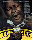 1982 B.B. King art portrait guitar Cutty Sark Scotch Whisky retro print ad LA1