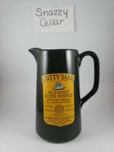 Jarra de agua de whisky escocés Cutty Sark vintage publicidad vajilla E.C. - Imagen 1 de 8