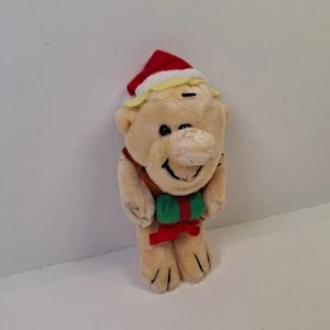 1989 Vintage Nanco Barney Rubble Flintstones Stuffed Christmas Plush Toy 10" - Picture 1 of 19