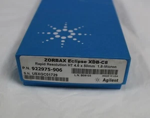 *Nuevo * Agilent ZORBAX RRHT Eclipse XDB-C8, 80Å, 4,6 x 50 mm, 1,8 μm pn 922975-906 - Imagen 1 de 4
