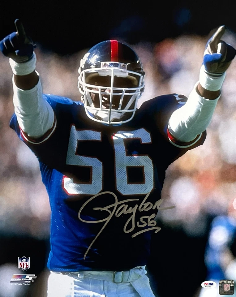 Lawrence Taylor autographed signed inscribed 16x20 New York Giants PSA COA - Image 1 of 1