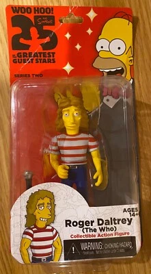 Roger Daltrey The Who NECA Los Simpson Grandes Estrellas Invitadas Serie 3 Sin Abrir Foto 1 de 4
