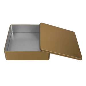 Storage Box Tin for Tinplate Boxes Packing Tins with Lids Cookie - Picture 1 of 12