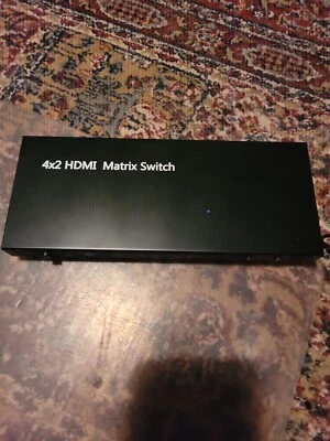 Matrix 4x2 HDMI Switch Splitter - No Remote - Image 1 of 4