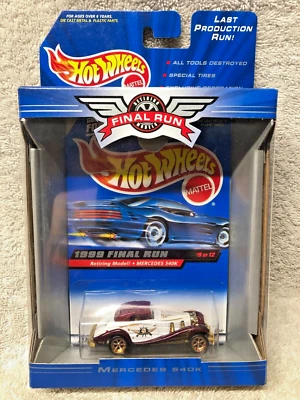 MERCEDES 540K retiring 1999 FINAL RUN hot wheels #9 NEW - Image 1 of 2